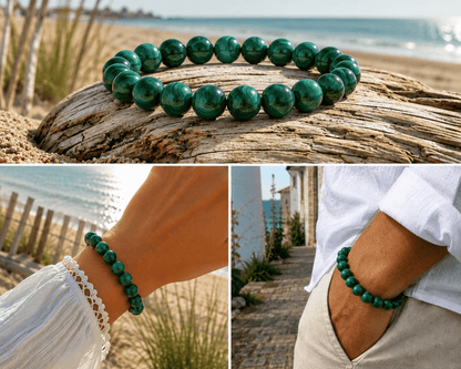 Bracelet Malachite - shop_name Lithothérapie