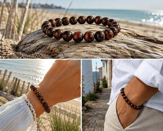 Bracelet Oeil de Taureau - shop_name Lithothérapie