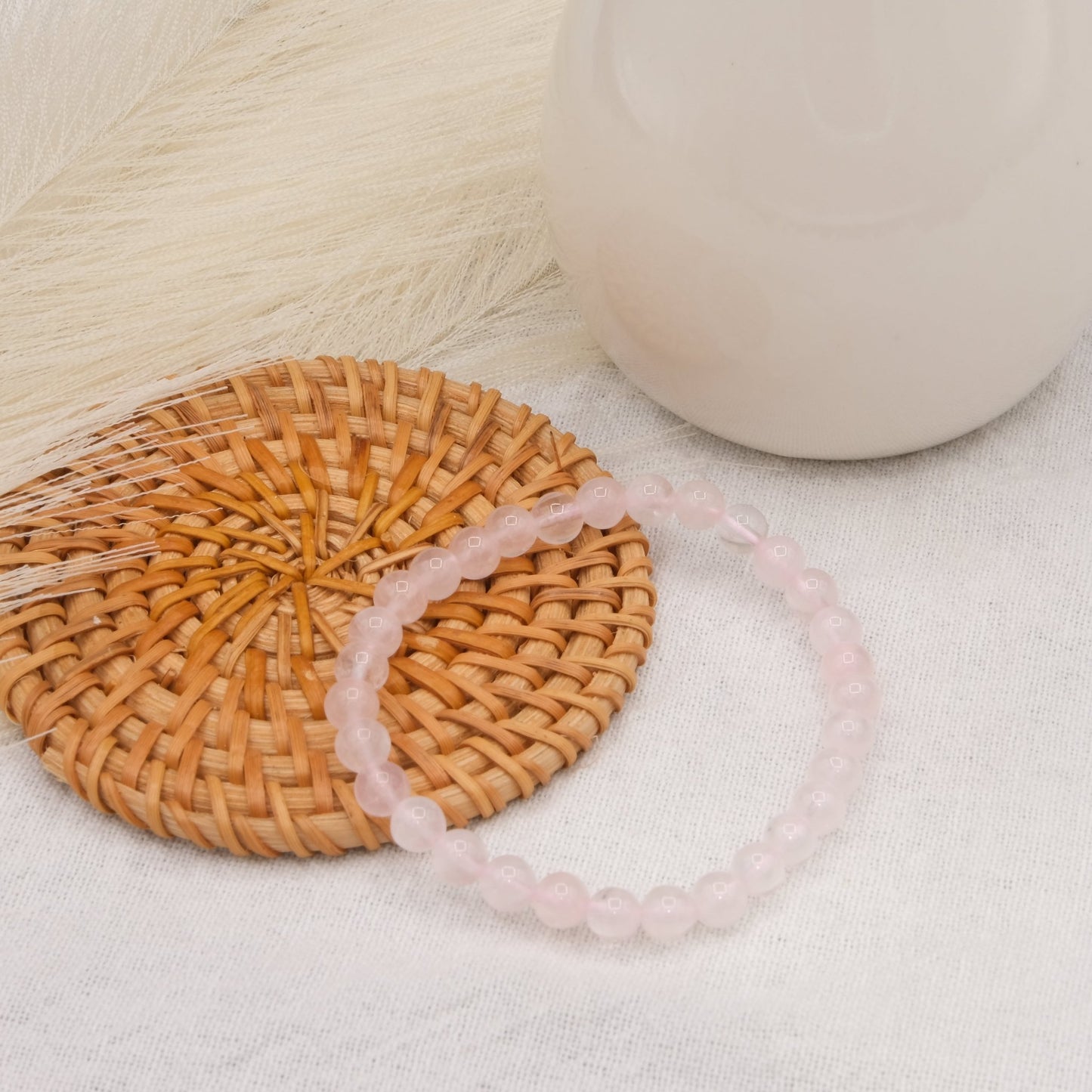 Bracelet Quartz rose - shop_name Lithothérapie