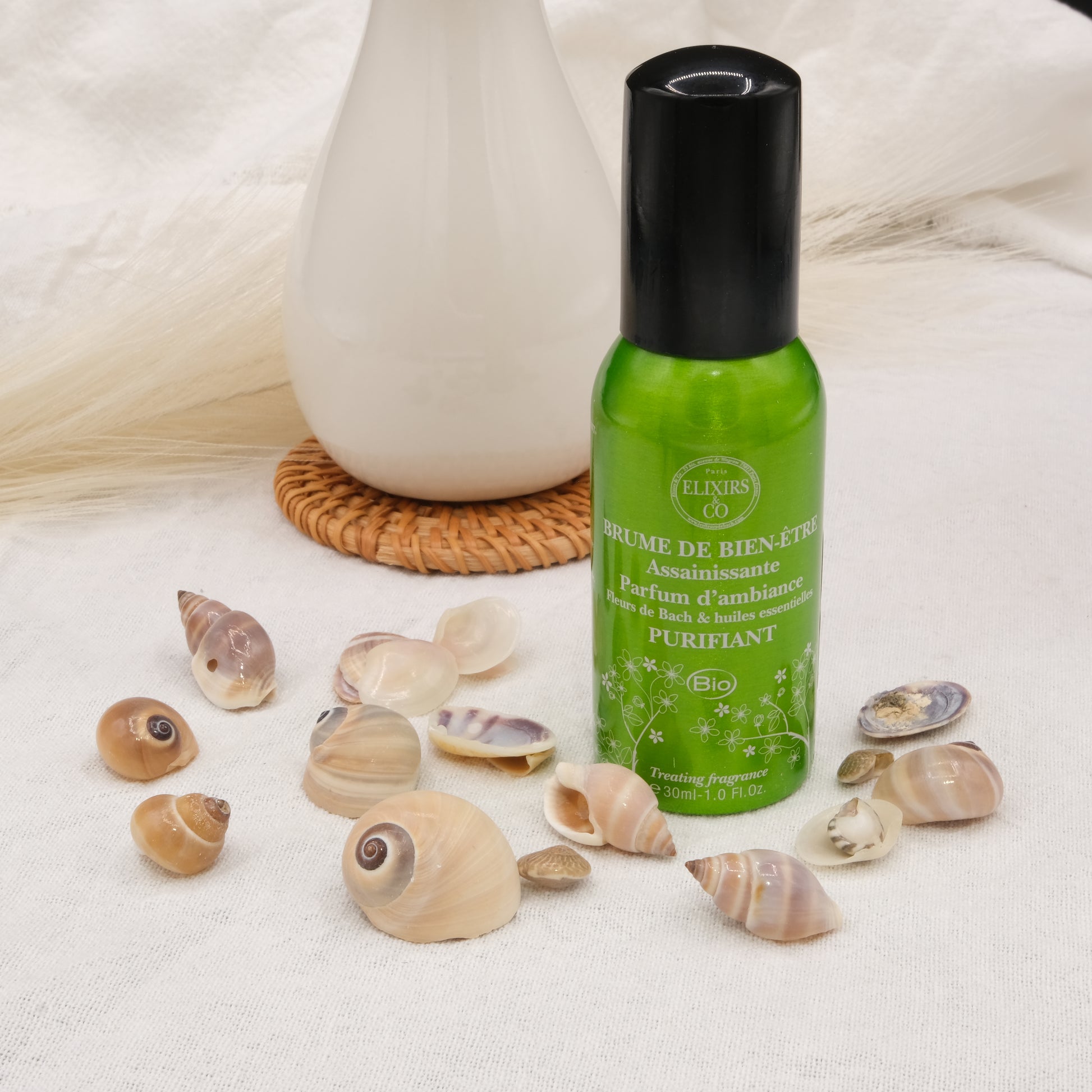 Brume de bien-être Purifiant aux fleurs de Bach-Terre de Cristal