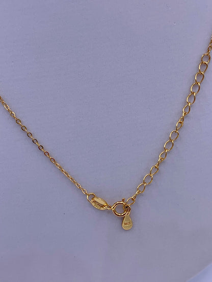 Chaîne en vermeil - shop_name Lithothérapie