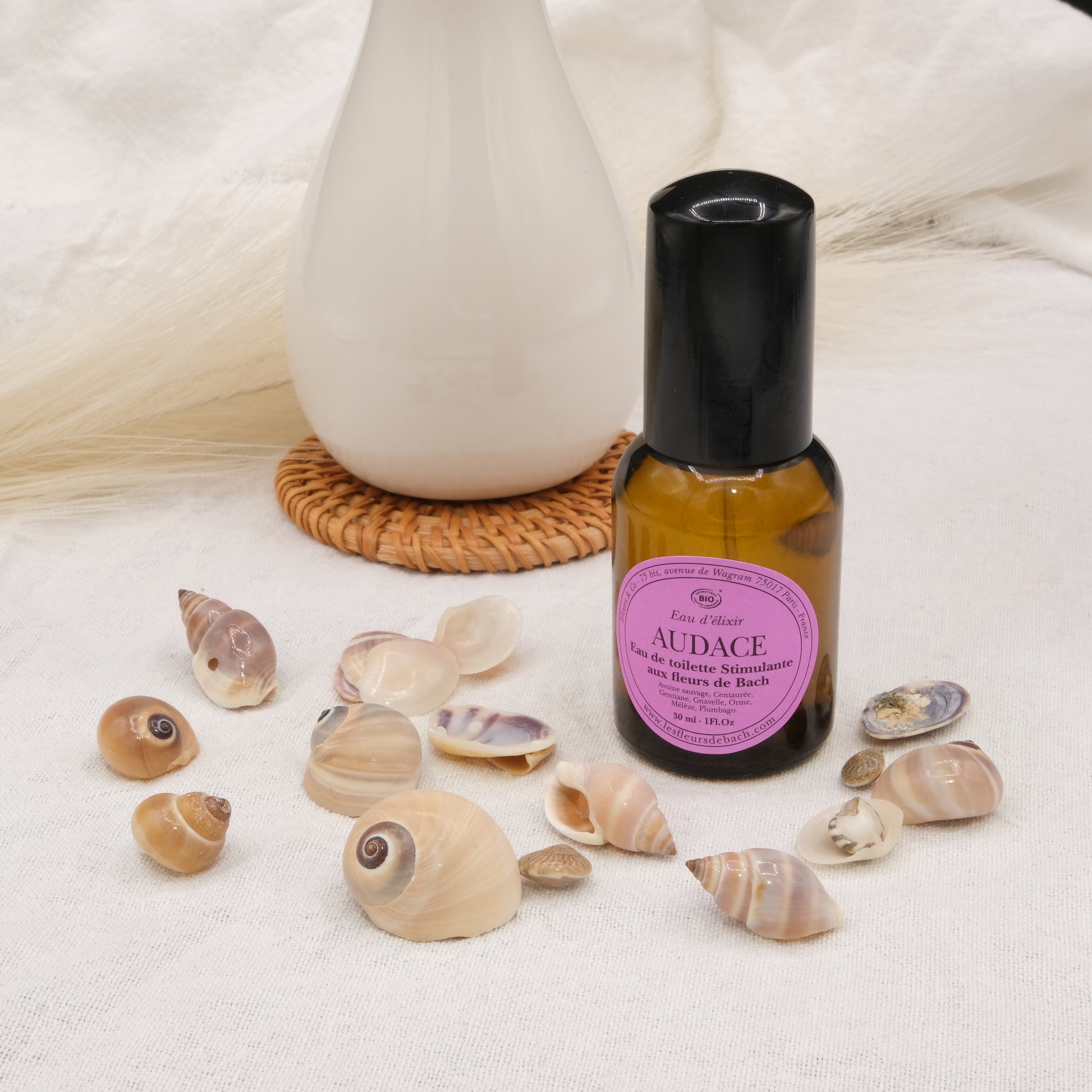 Audace eau de toilette stimulante aux fleurs de Bach-Terre de Cristal