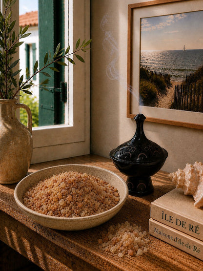 Encens en Grains Gomme Arabique Naturelle – Résine Naturelle à Brûler | Terre de Cristal