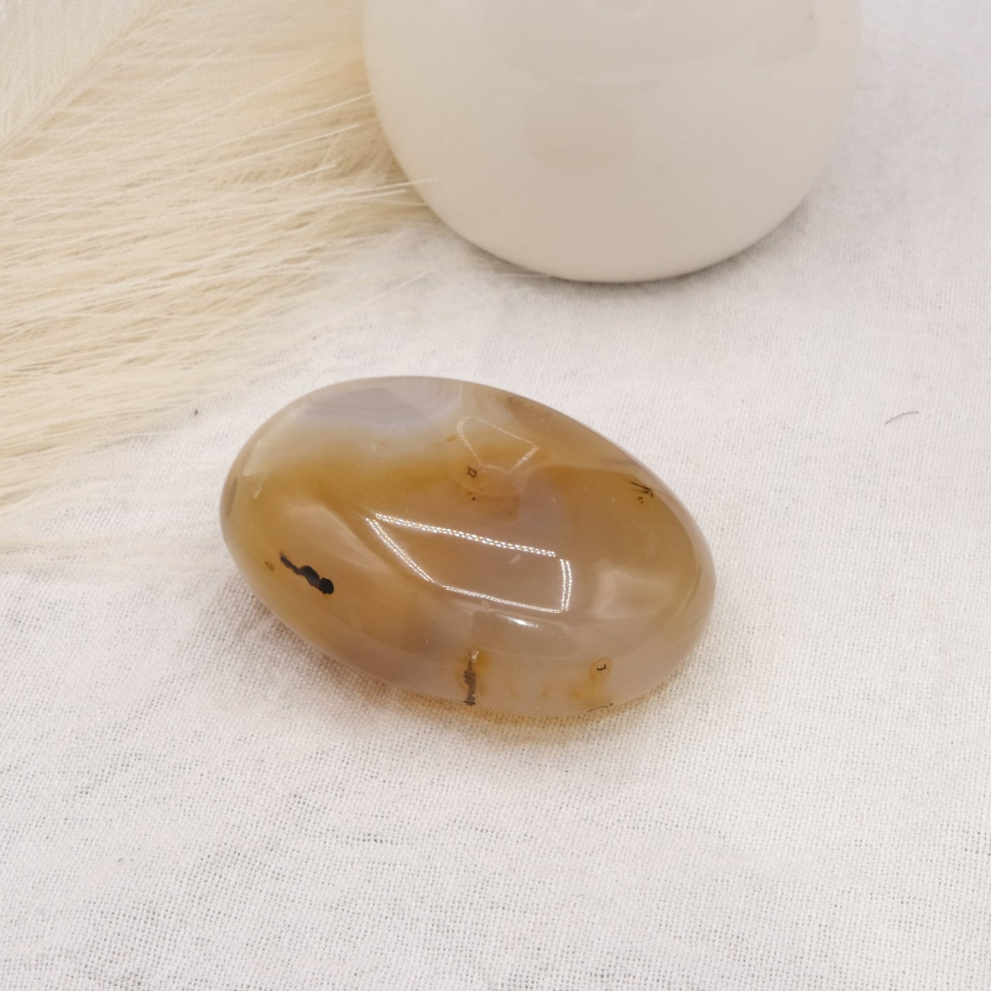 Galet Agate Naturelle - shop_name Lithothérapie