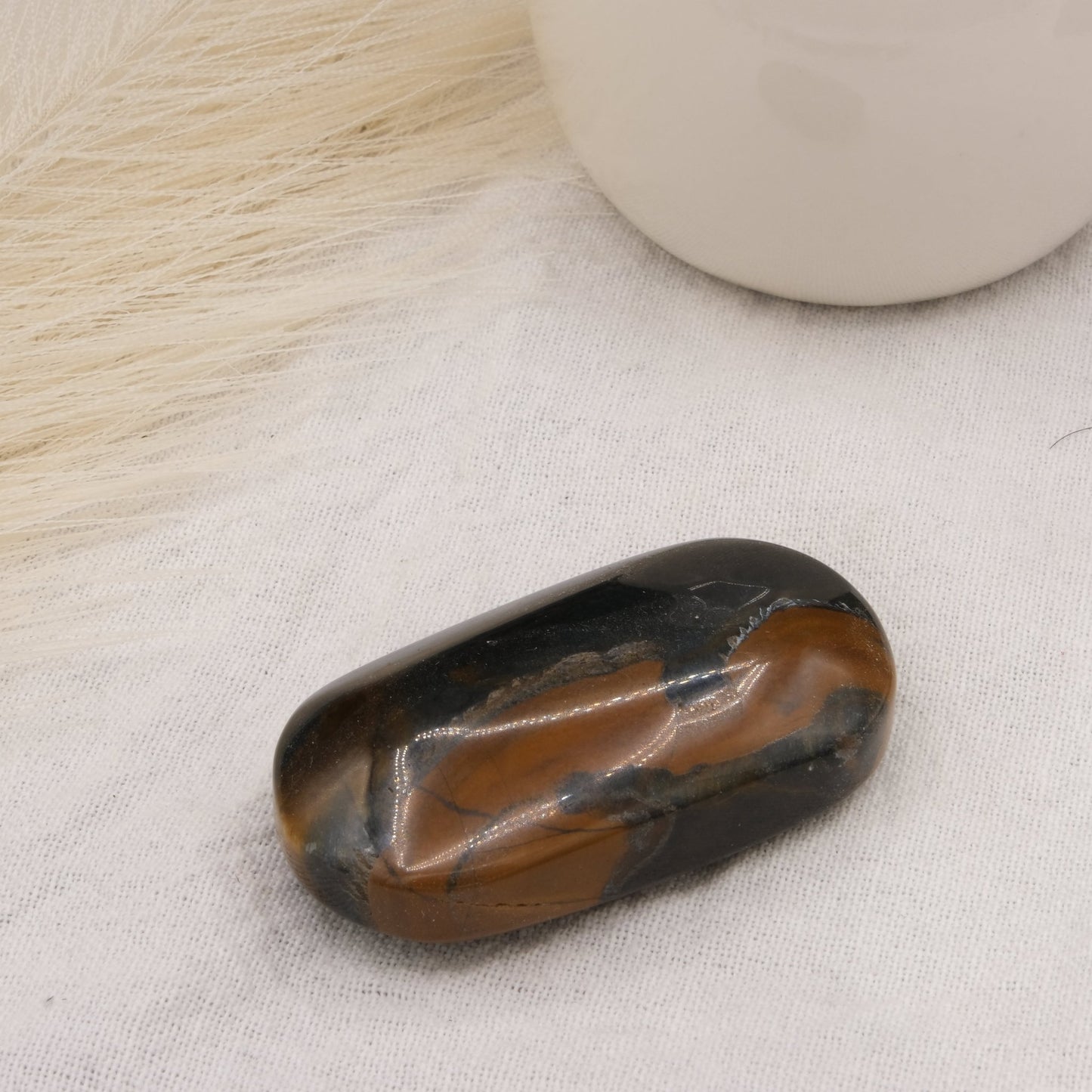 Galet Oeil de Faucon - shop_name Lithothérapie