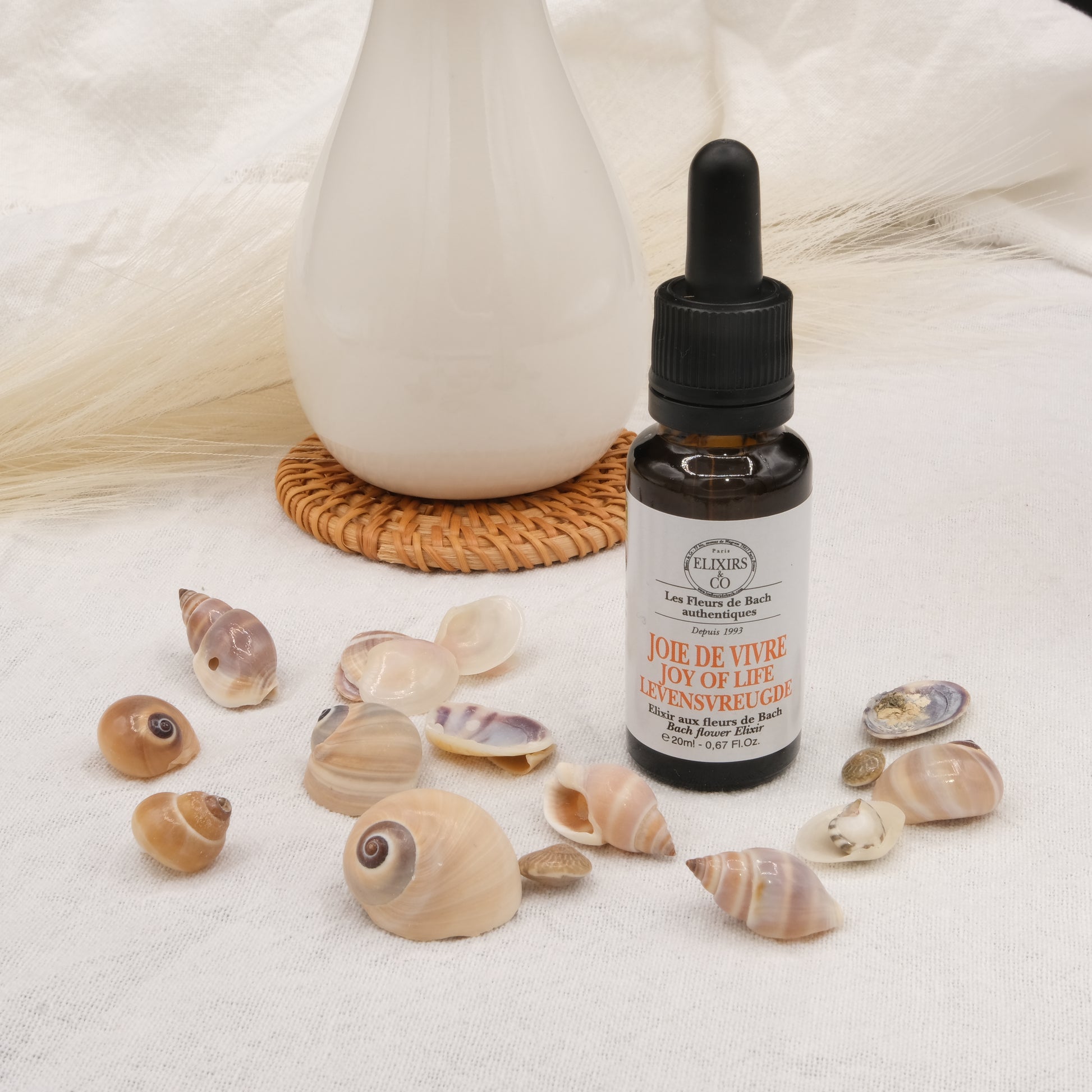 Elixir composé Joie de vivre aux fleurs de Bach-Terre de Cristal
