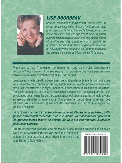 Les 5 Blessures qui empêchent d'être soi - même, Lise Bourbeau. - shop_name Lithothérapie