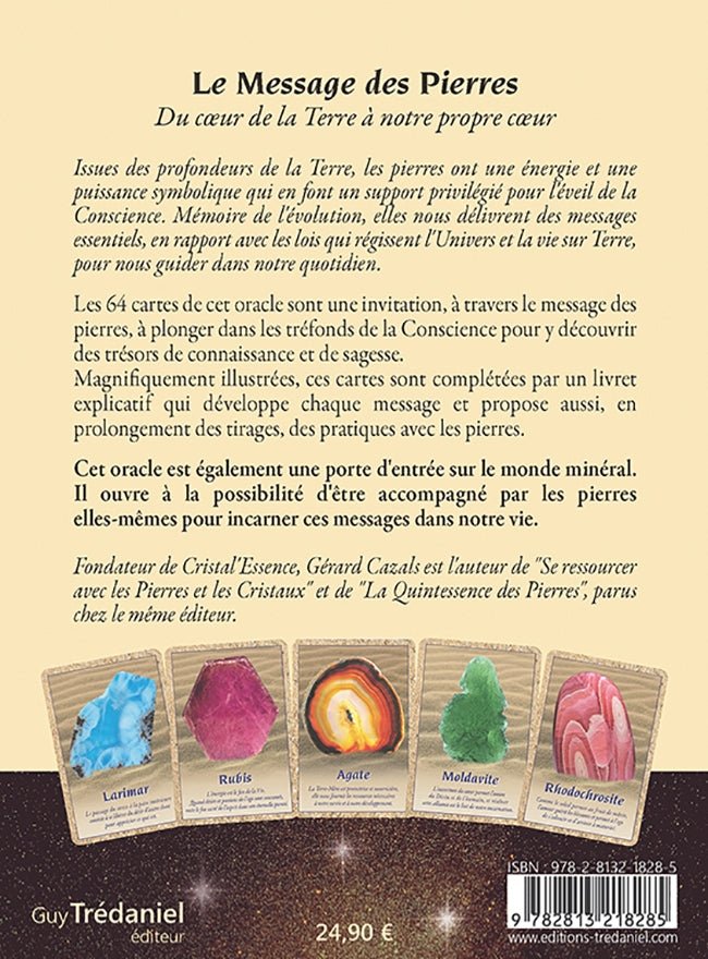 Oracle le message des pierres, Gérard CAZALS. - shop_name Lithothérapie
