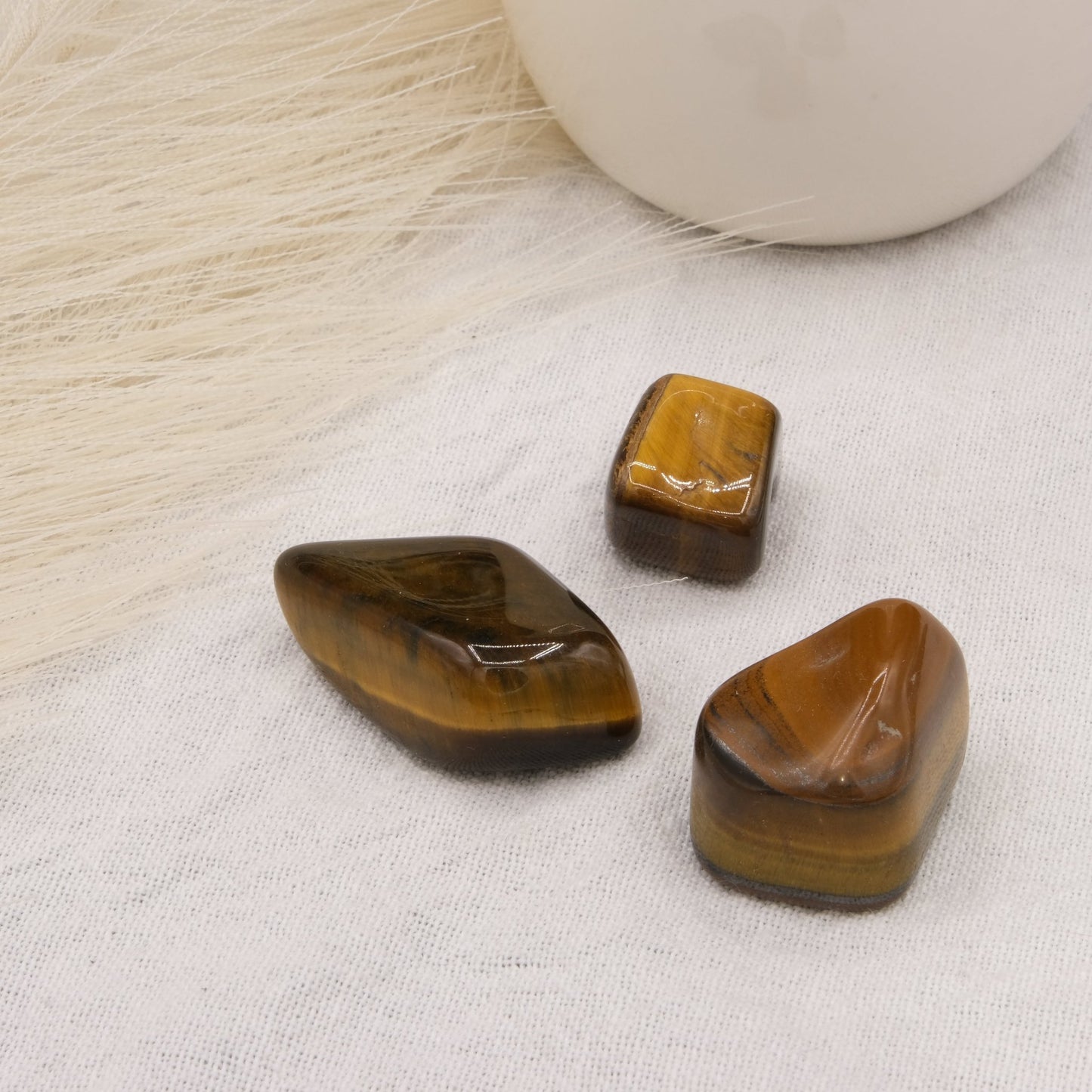 Pierre roulée Oeil de Tigre - shop_name Lithothérapie