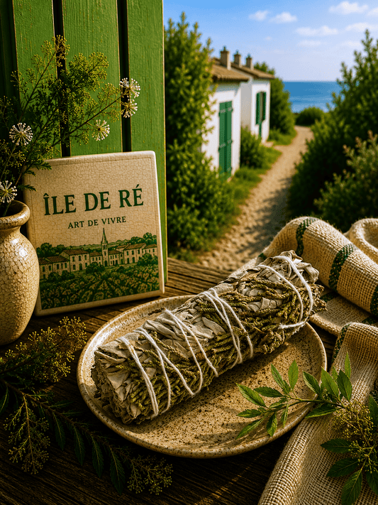Sauge Blanche & Genévrier 25g | Fagot de Fumigation Naturel | Terre de Cristal - shop_name Lithothérapie